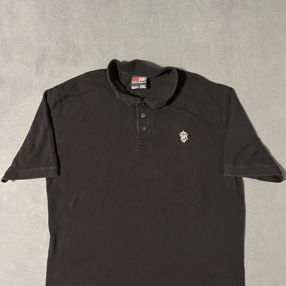 Southpole Men's Black Polo-shirts